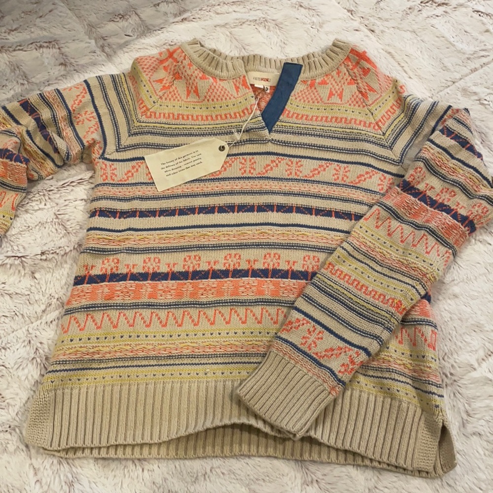 Fair Isle Pullover Sweater